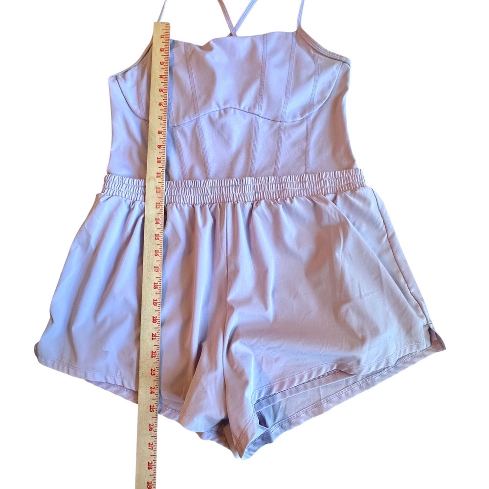PINK Victoria's Secret Ultimate Runsie‎ Pastel Lilac Lavender XL Corset-Inspired - Picture 4 of 15